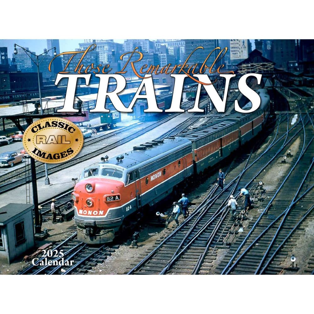 Remarkable Steam Trains 2025 Wall Calendar