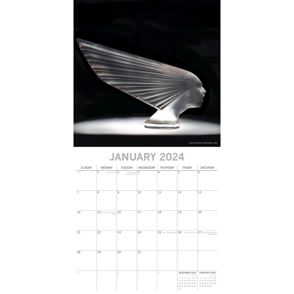 Art Deco 2024 Wall Calendar