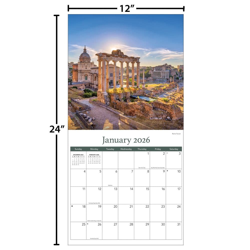 Italy 2026 Wall Calendar_ALT5