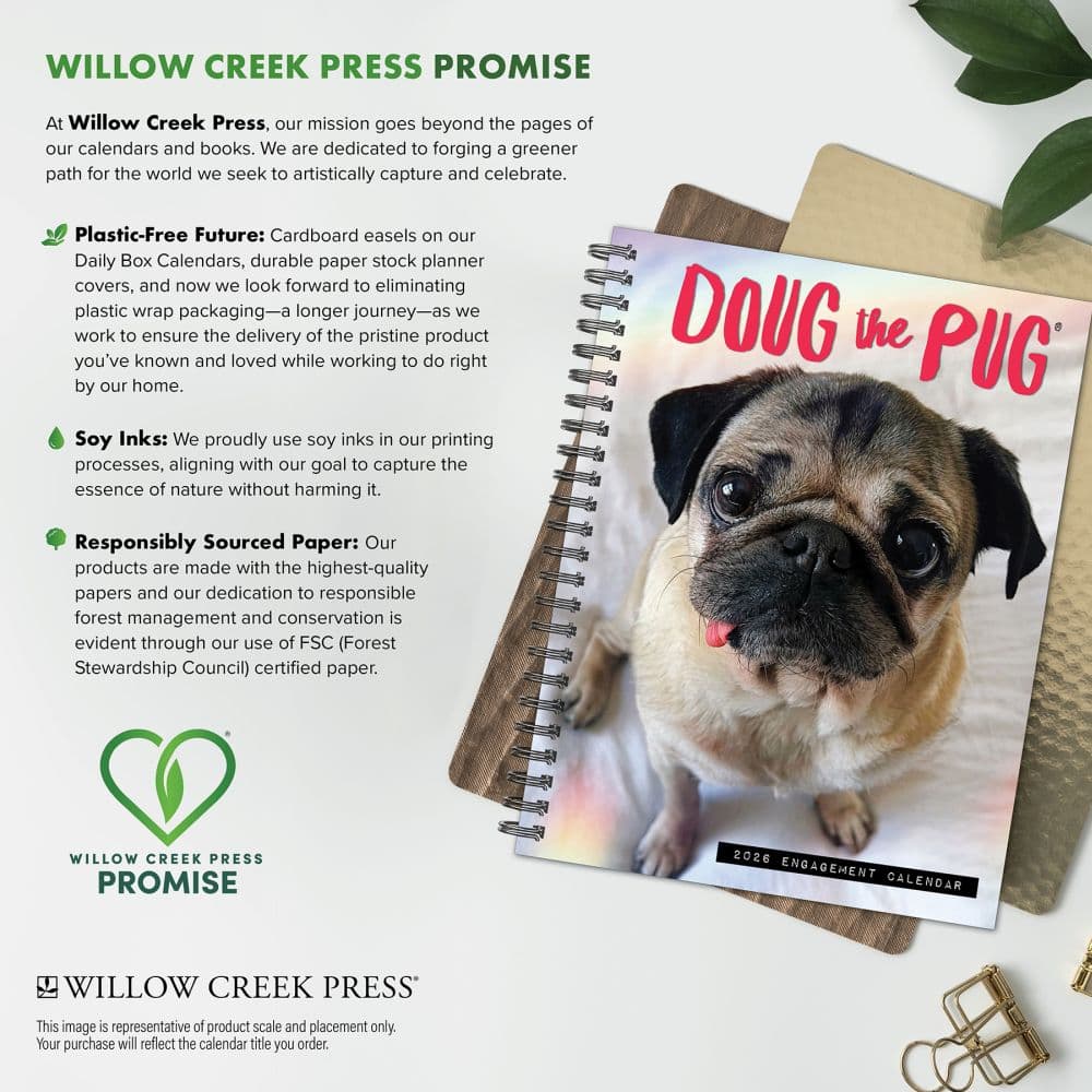 Doug the Pug 2026 Engagement Planner Fifth Alternate Image