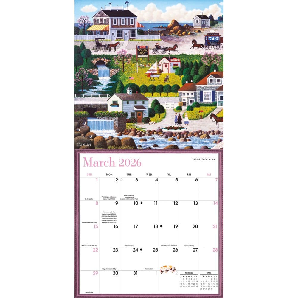 Wysocki Americana 2026 Wall Calendar Second Alternate Image