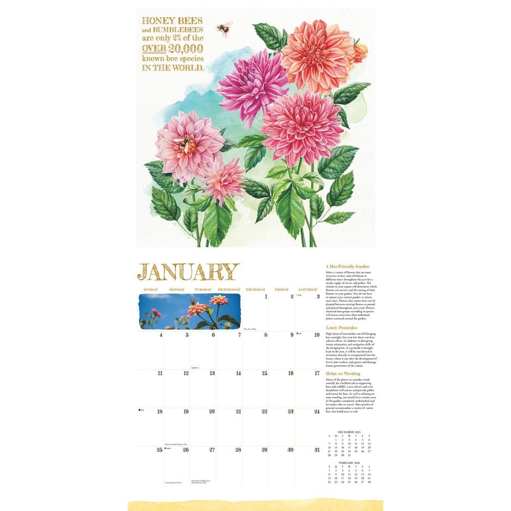 Reasons To Bee 2026 Wall Calendar Second Alternate Image