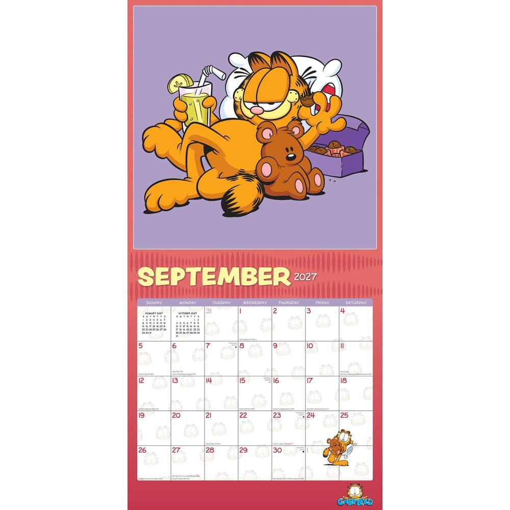 Garfield 2027 Wall Calendar Third Alternate Image