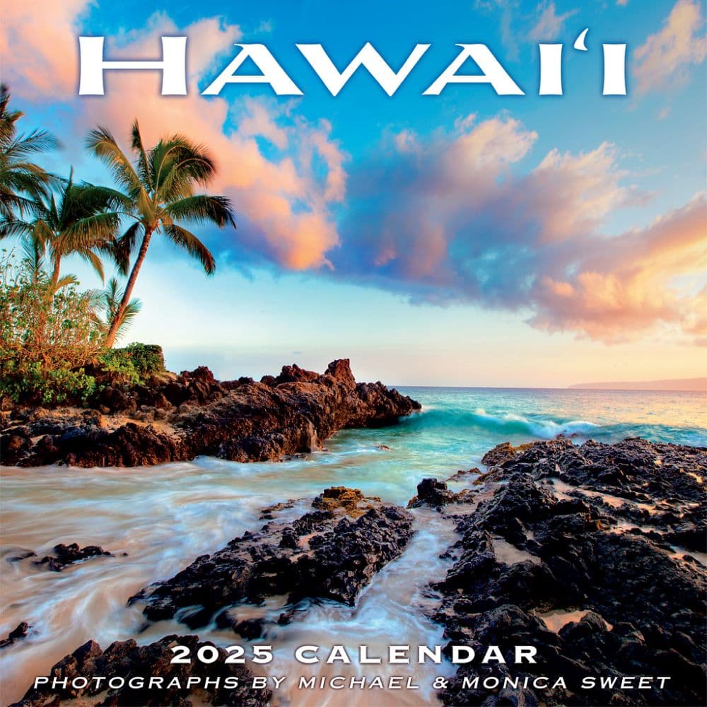 Hawaii Landscapes Deluxe 2025 Wall Calendar