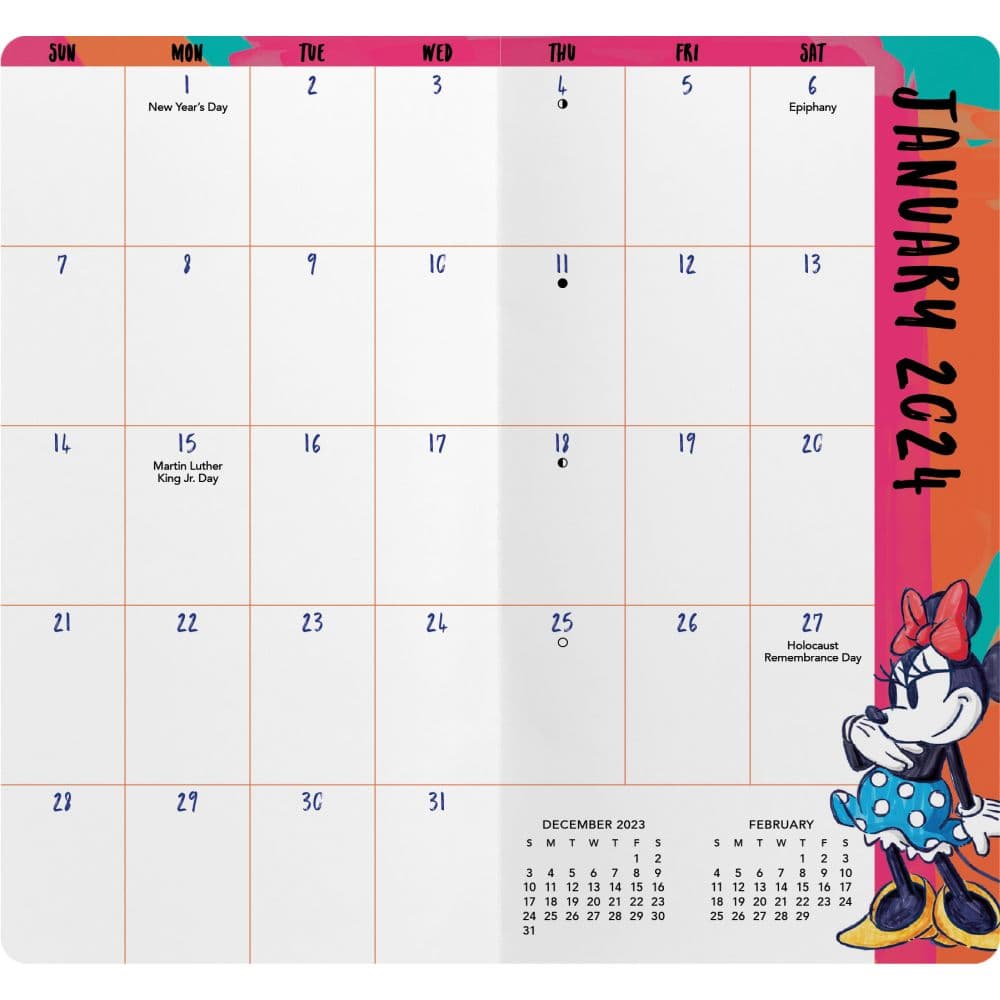 Minnie Mouse 2024 Pocket Planner