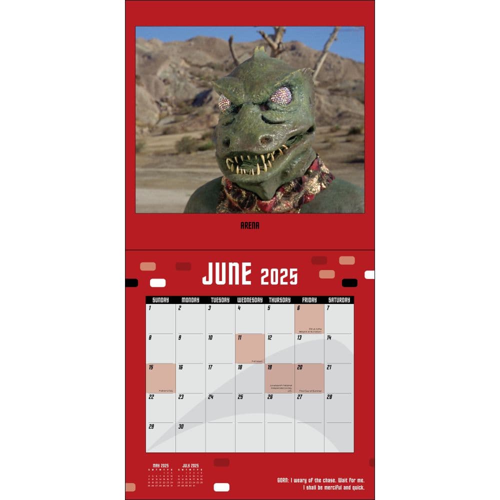 Star Trek Original Series 2025 Wall Calendar Third Alternate Image width=&quot;1000&quot; height=&quot;1000&quot;