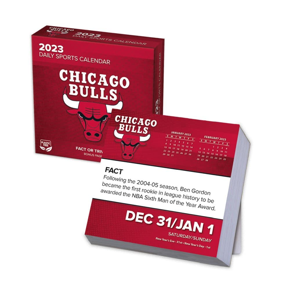 Chicago Bulls 2023 Desk Calendar - Calendars.com