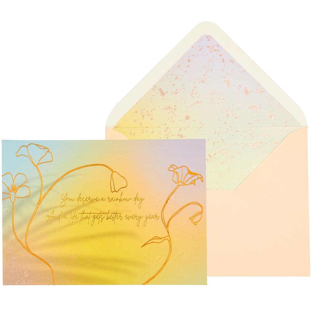 Deserve a Rainbow Day Birthday Card Main Product Image width=&quot;1000&quot; height=&quot;1000&quot;