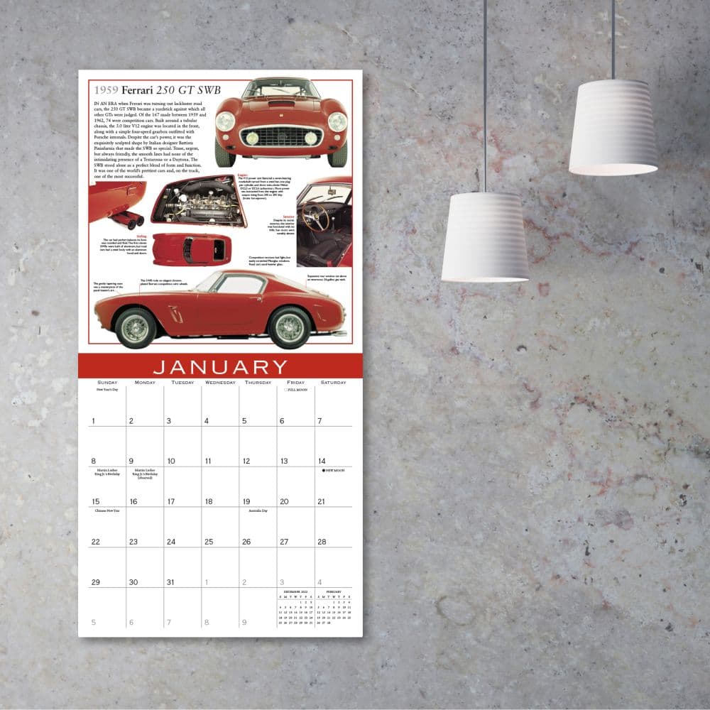 Automobiles Classics 2023 Wall Calendar - Calendars.com