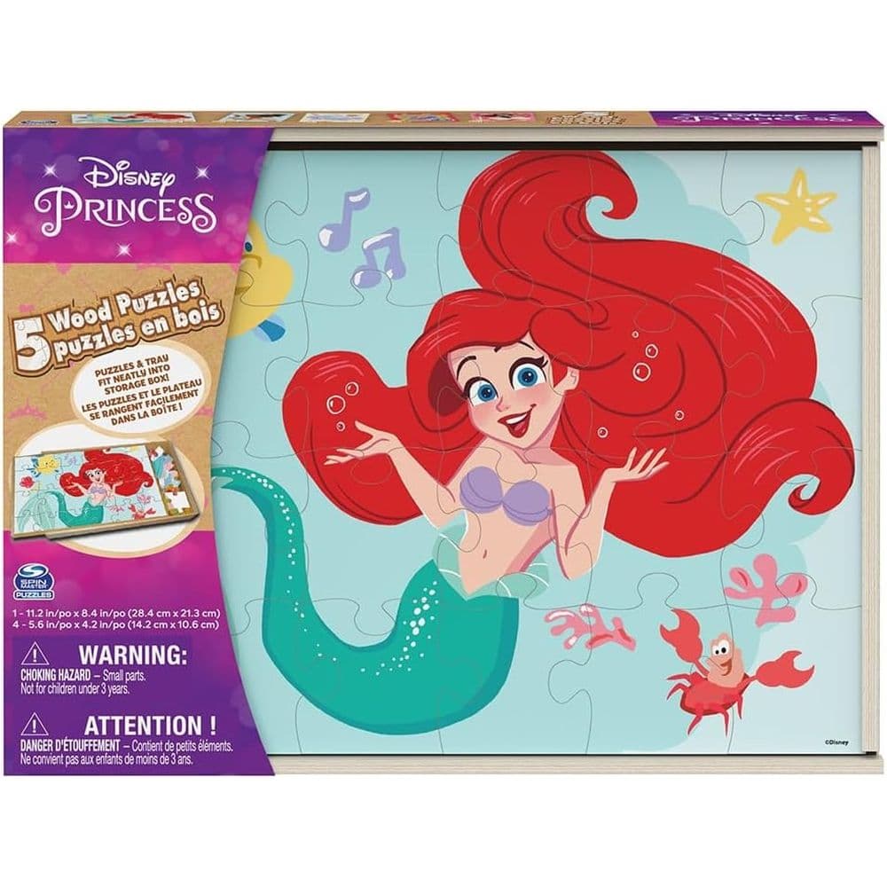 Princess 5 Pack Wood Puzzle Main Product Image