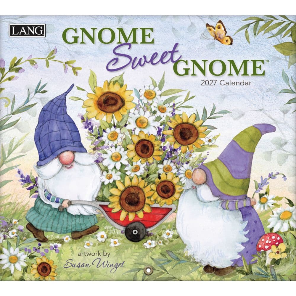 image Gnome Sweet Gnome 2027 Wall Calendar by Susan Winget Main Product Image
