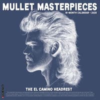 image Mullet Masterpieces 2026 Wall Calendar Main Image