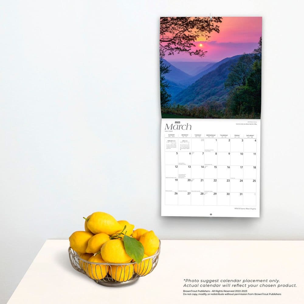 West Virginia 2023 Calendar - Calendars.com