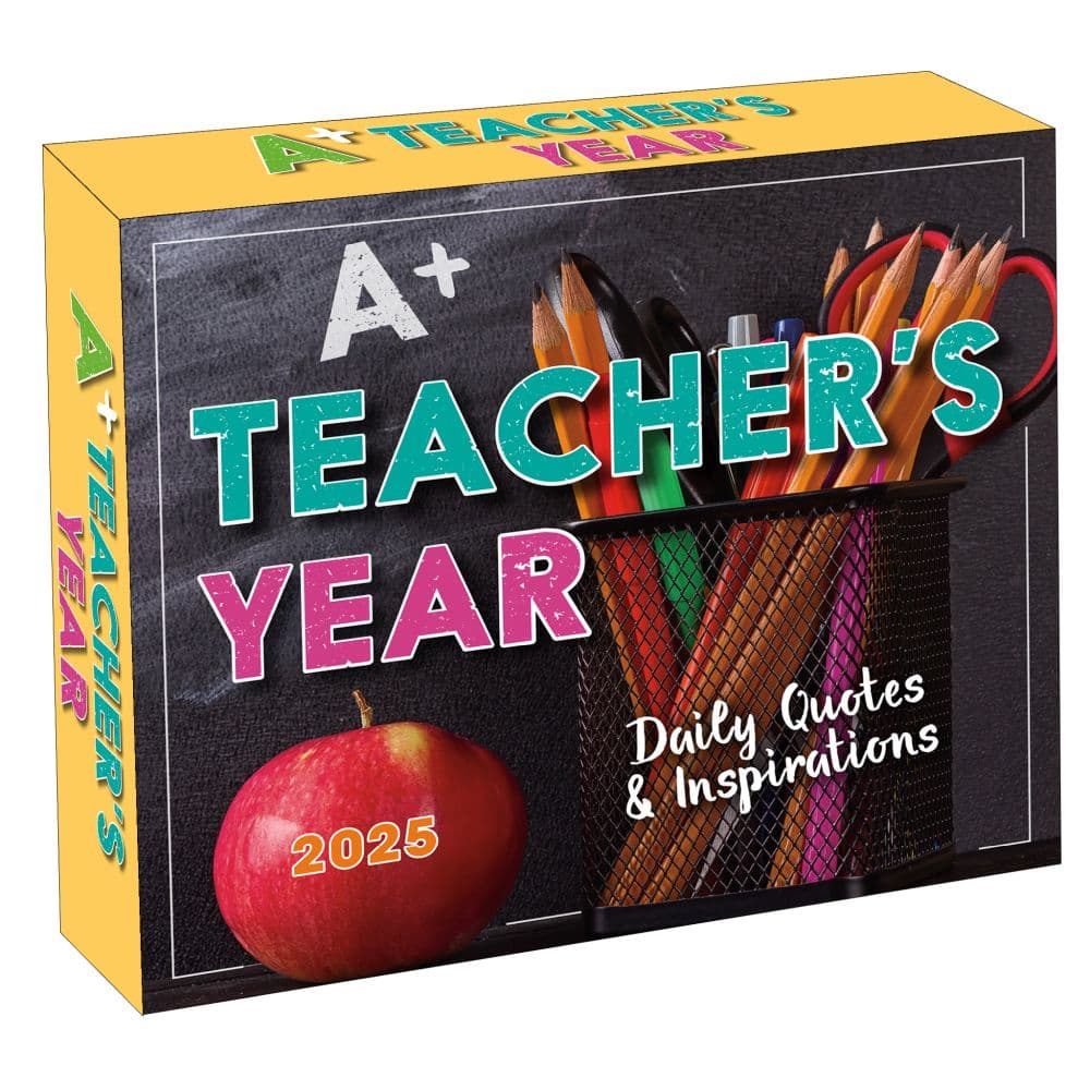 Teachers Year 2025 Desk Calendar Main Product Image width=&quot;1000&quot; height=&quot;1000&quot;