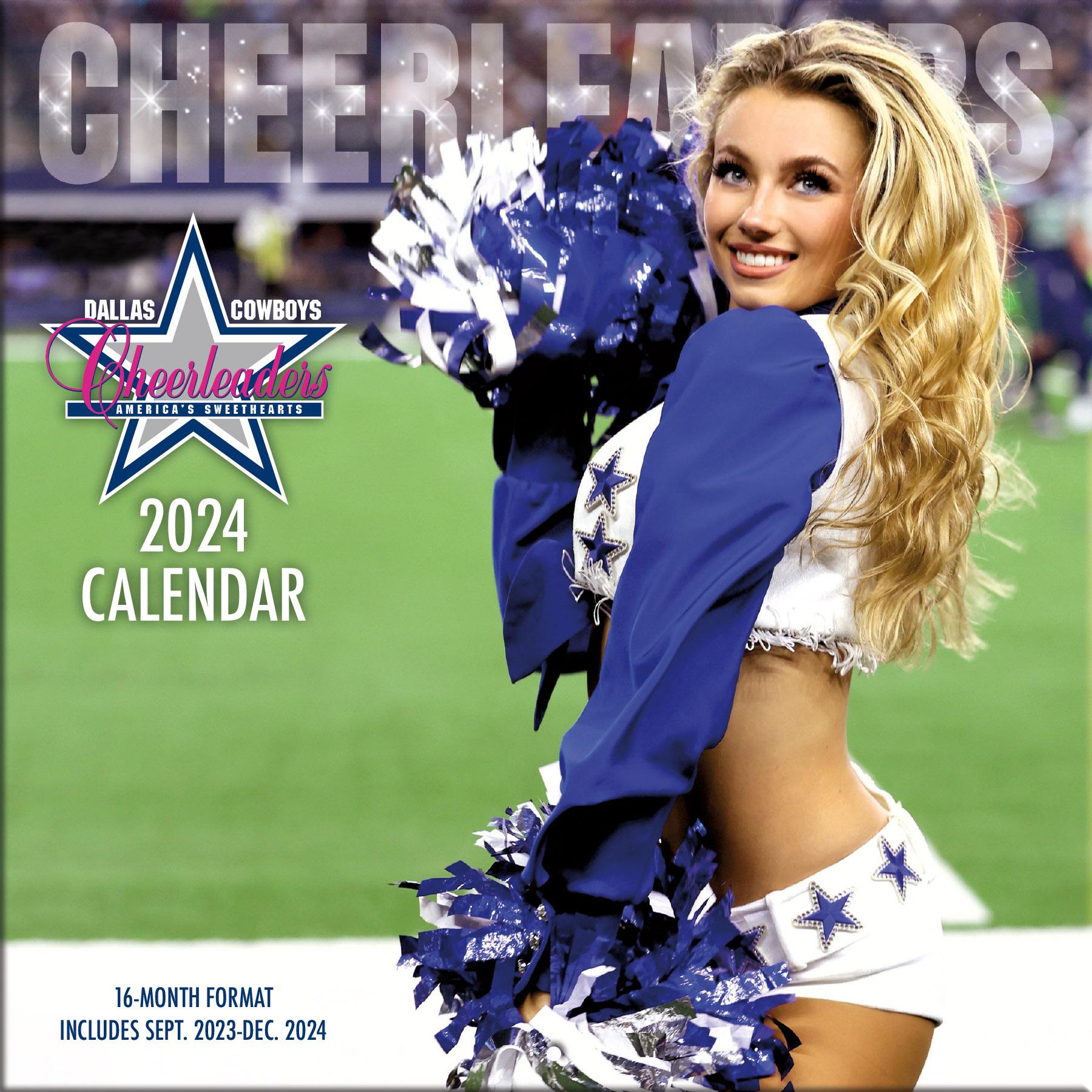 NFL Dallas Cowboys Cheerleaders 2024 Wall Calendar 