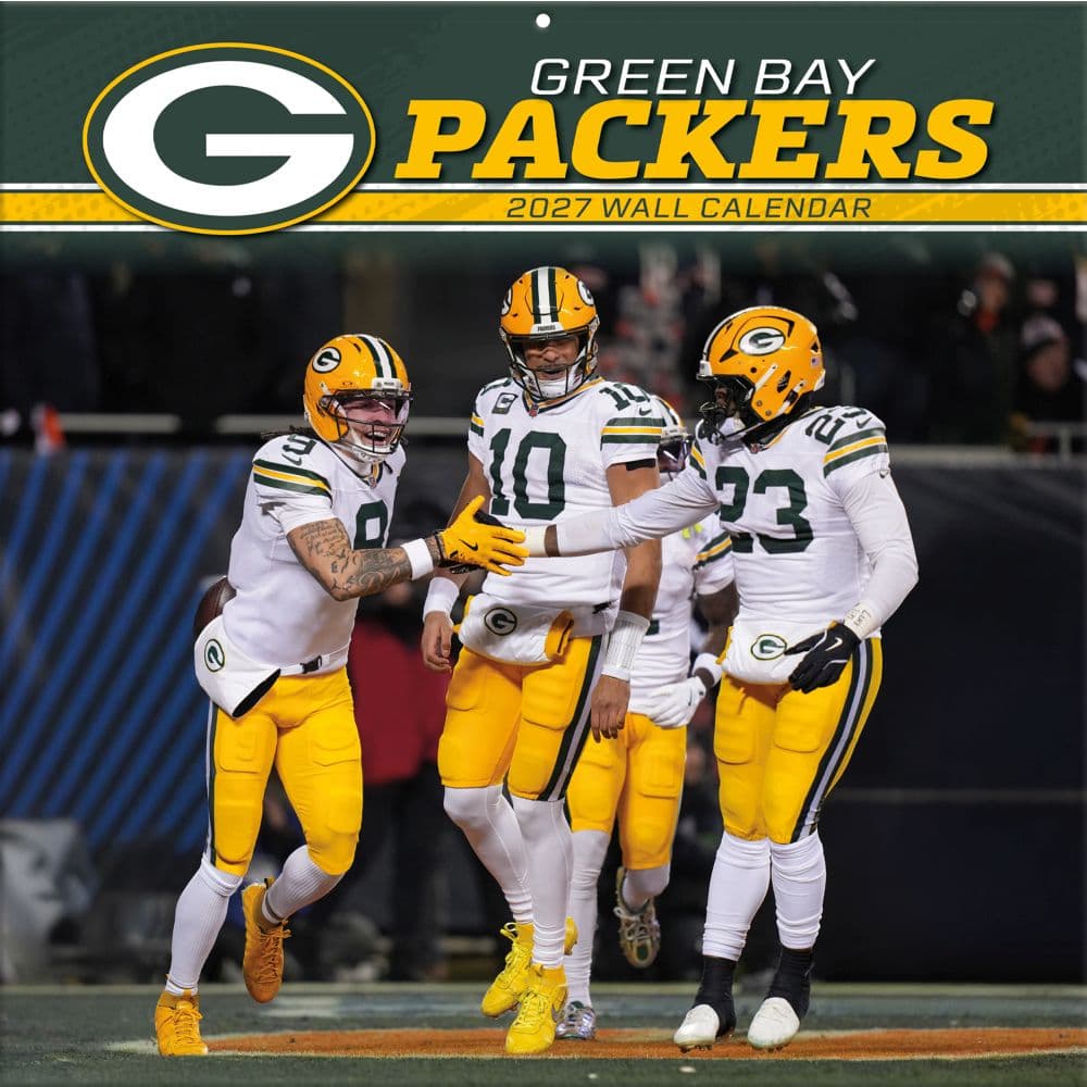 NFL Green Bay Packers 2027 Wall Calendar Main Product Image