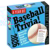image Baseball Trivia 2026 Page-a-Day Desk Calendar