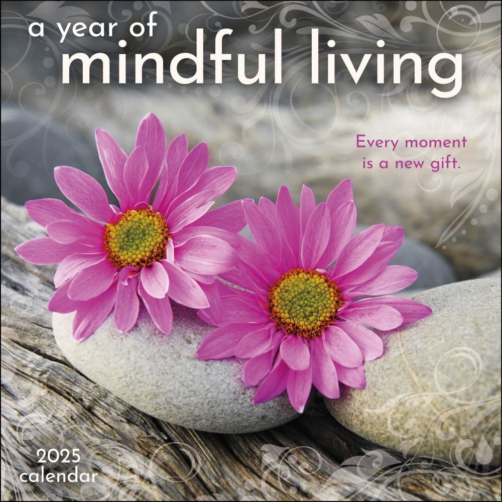 Mindful Living Year of 2025 Wall Calendar