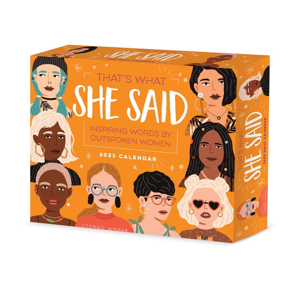 Thats What She Said 2023 Desk Calendar by Willow Creek Press