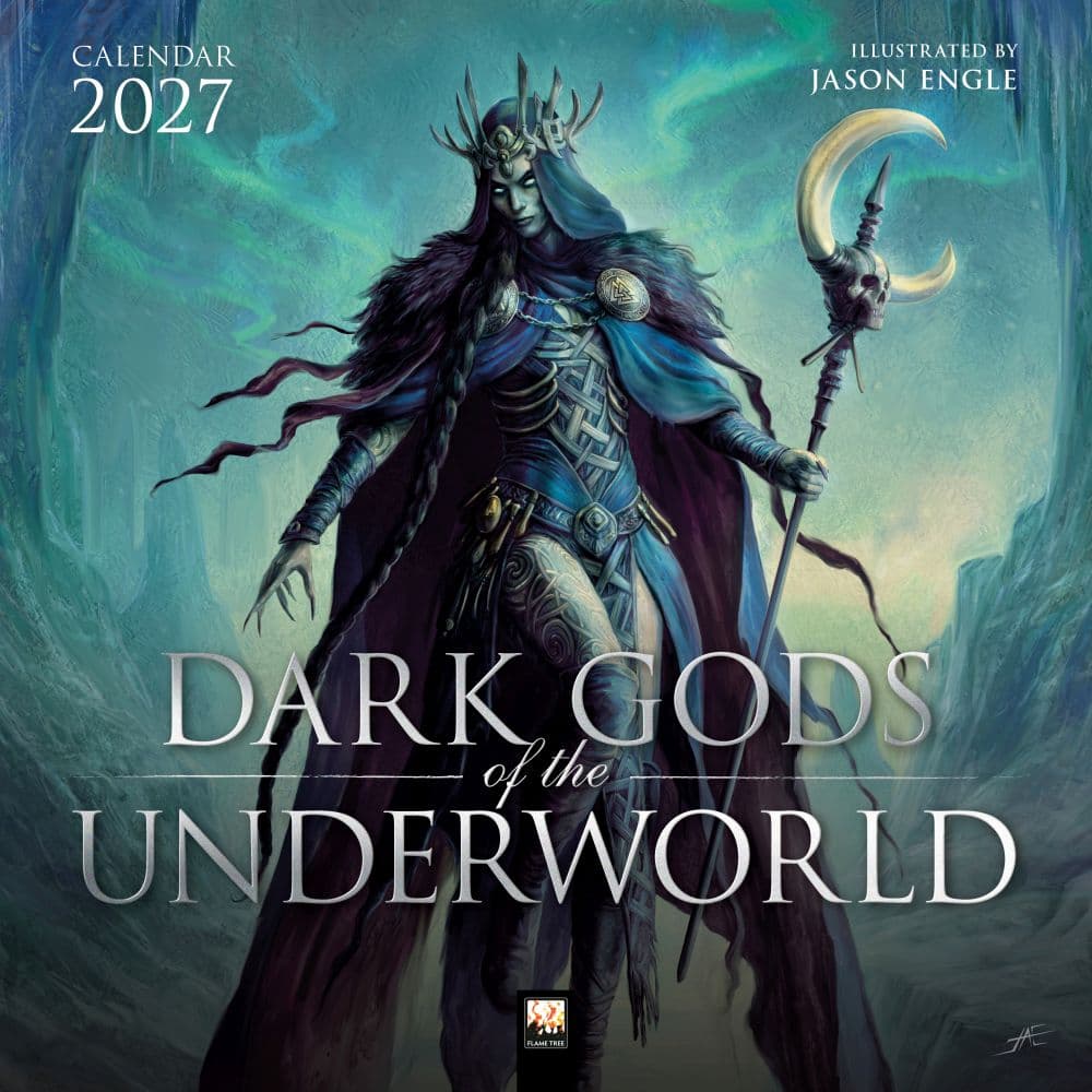 image Dark Gods of the Underworld by Jason Engle 2027 Wall Calendar Main Product Image