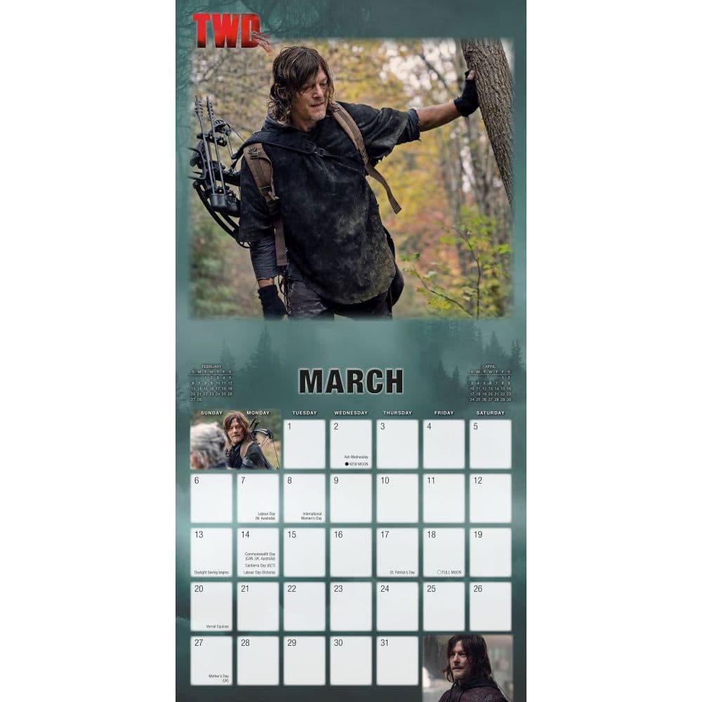 Walking Dead 2022 Wall Calendar - Calendars.com