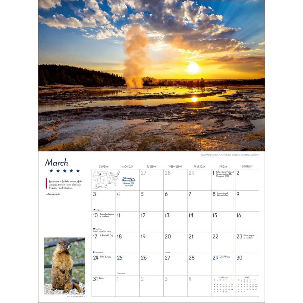 Americas National Parks 2024 Deluxe Wall Calendar Second Alternate Image width=&quot;1000&quot; height=&quot;1000&quot;