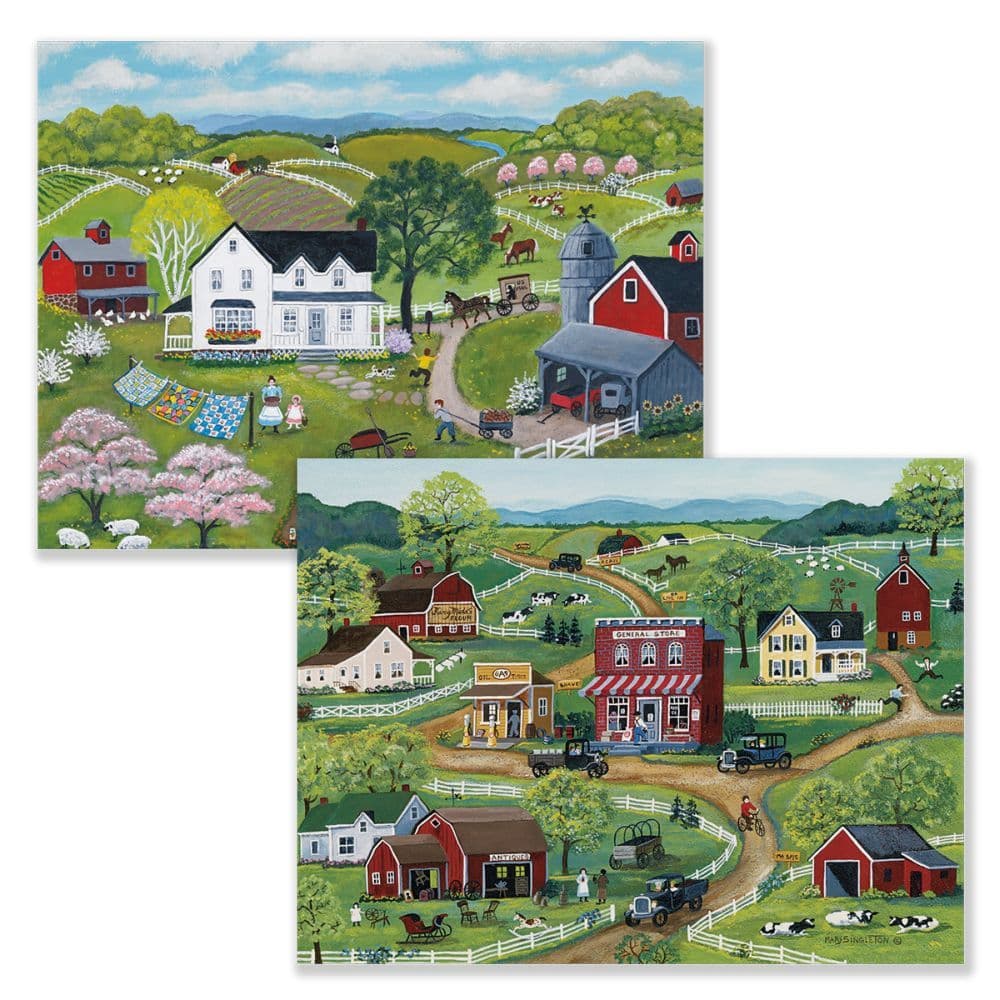 Spring Days Assorted Boxed Note Cards by Mary Singleton Alternate Image 1