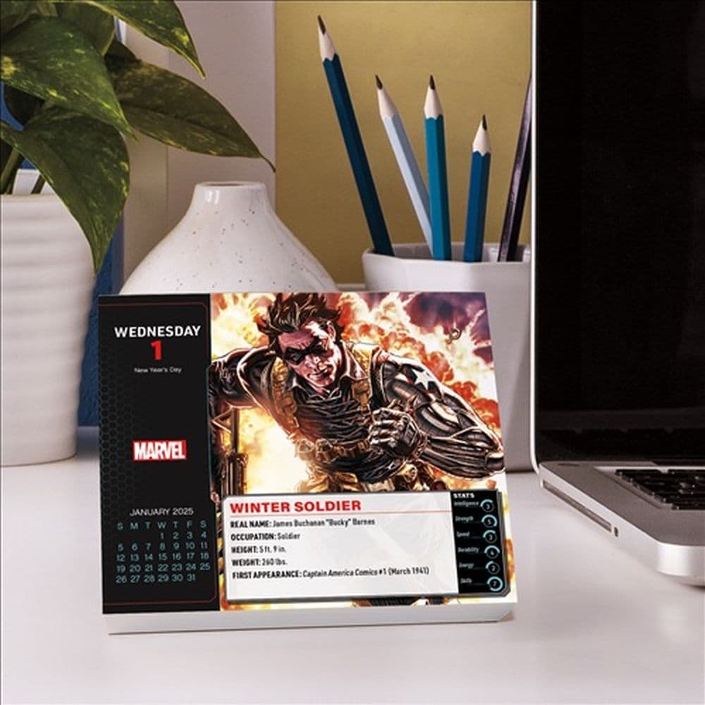 Marvel History 2025 Desk Calendar Eighth Alternate Image