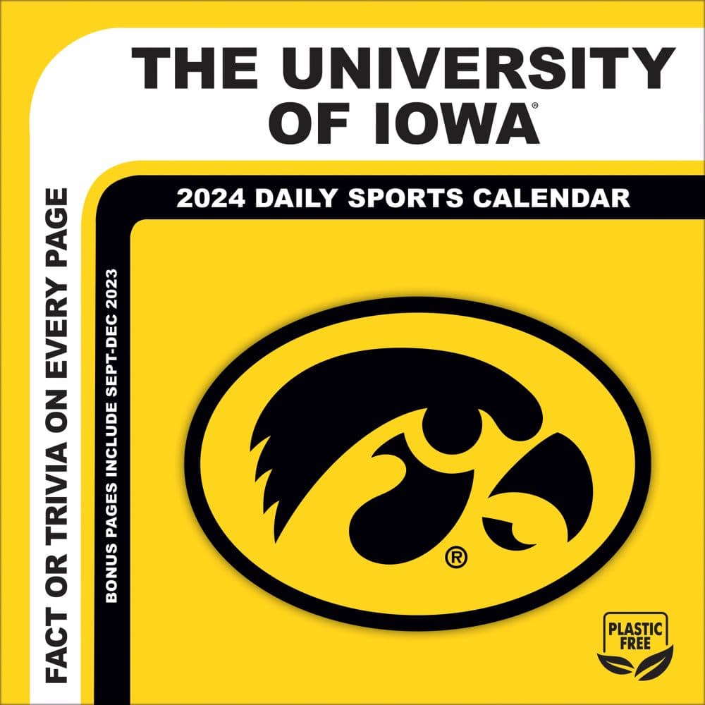 Iowa Hawkeyes 2024 Desk Calendar