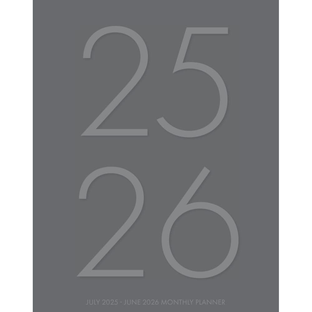 Gray Academic 2026 Monthly Planner Main Image
