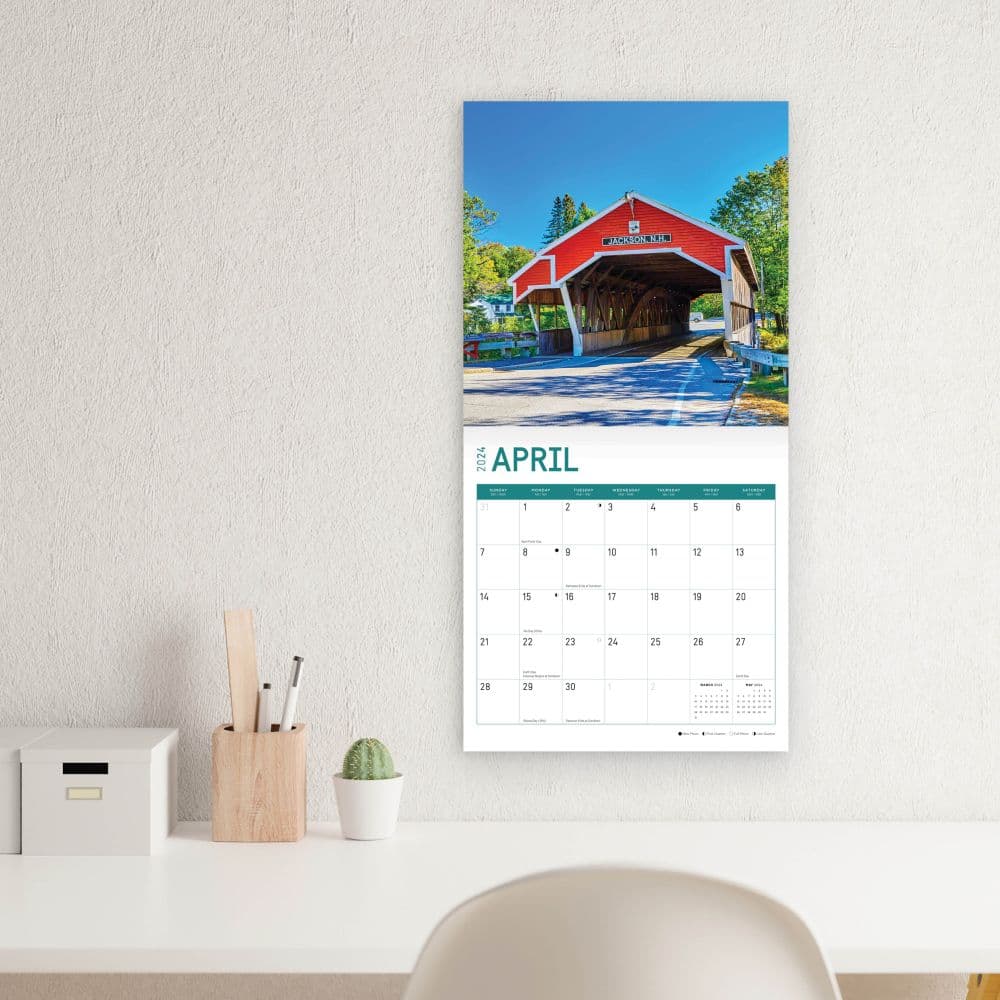 Covered Bridges 2024 Wall Calendar