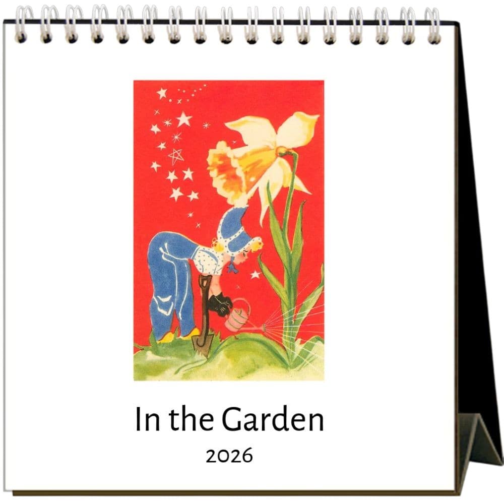 In the Garden 2026 Easel Desk Calendar Main Product image