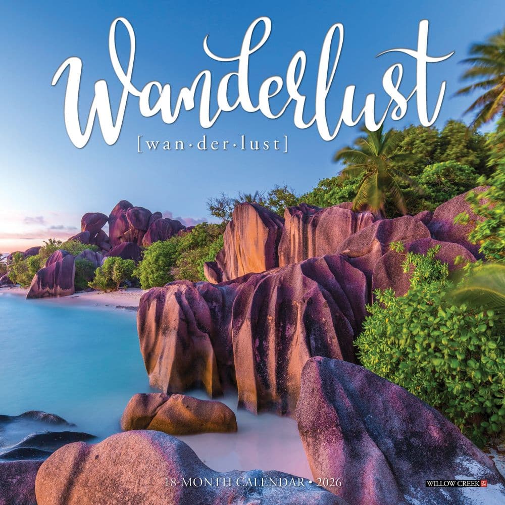 Wanderlust 2026 Mini Wall Calendar Main Image