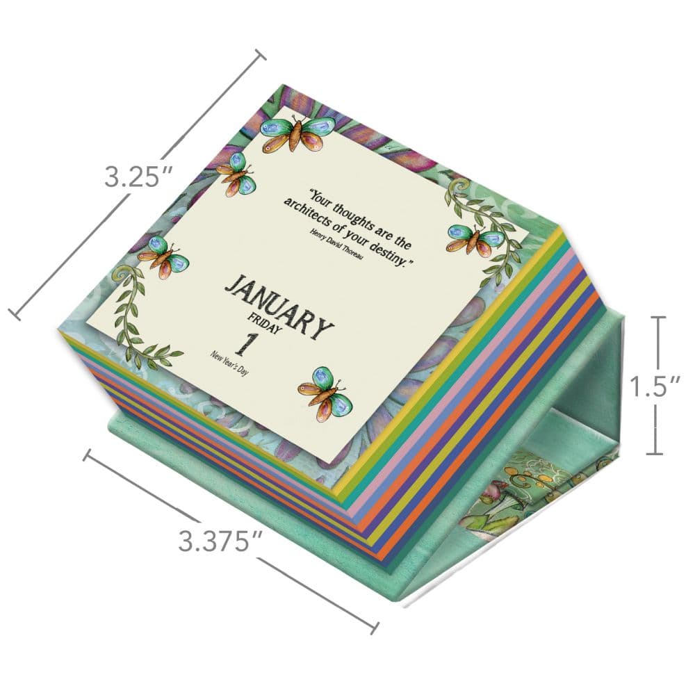 Live Love Dream 2027 Mini Desk Calendar by Lisa Kaus Fourth Alternate Image