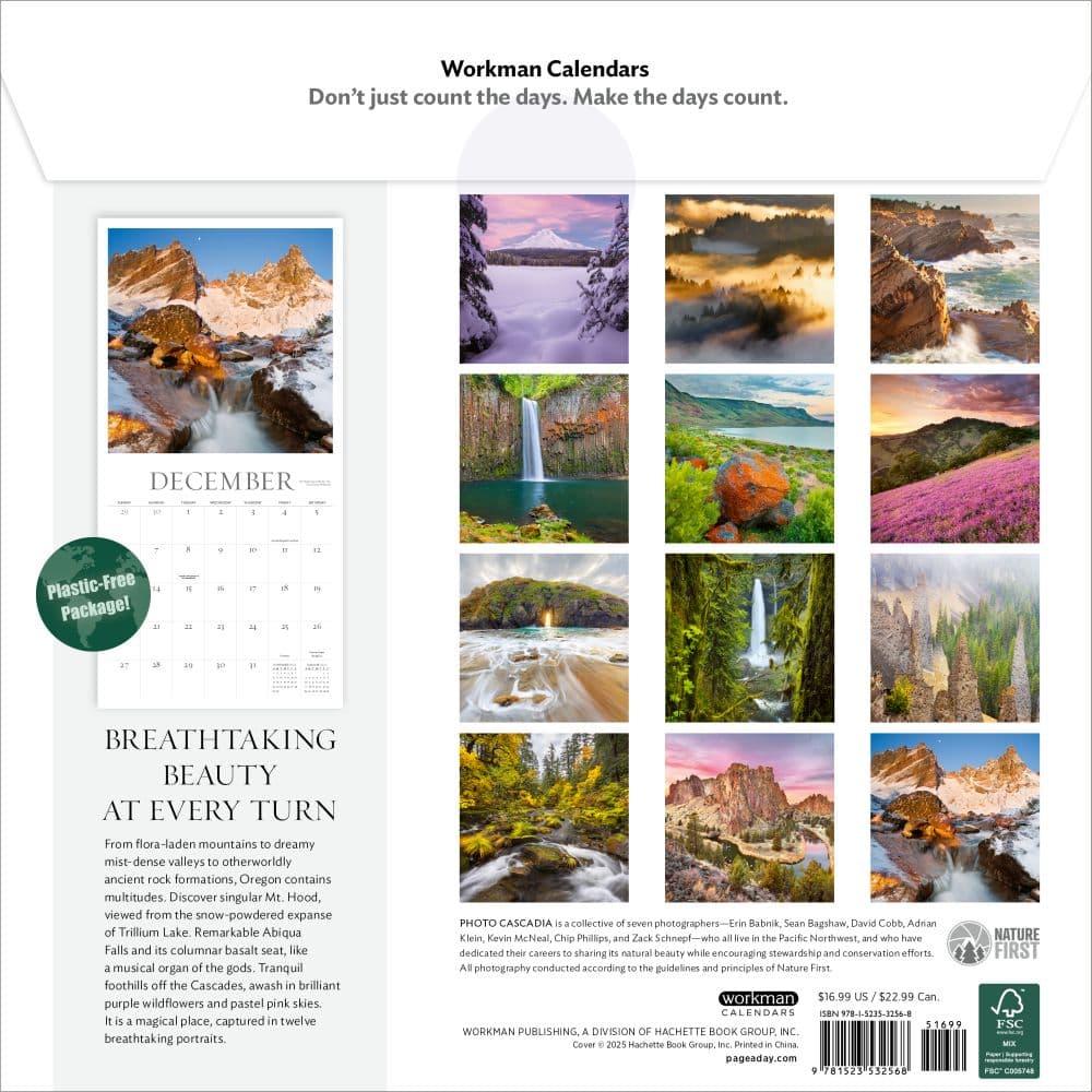 Oregon My Oregon 2026 Wall Calendar First Alternate Image