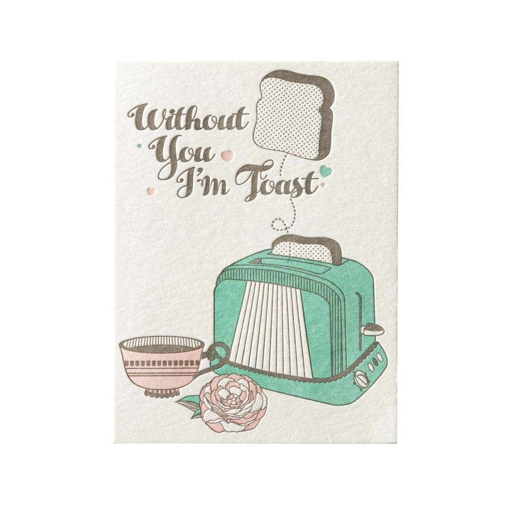 Retro Toast Valentine&#39;s Day Card First Alternate Image width=&quot;1000&quot; height=&quot;1000&quot;