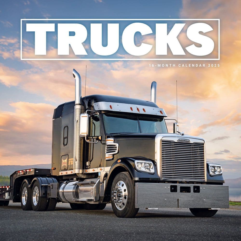 Trucks 2025 Wall Calendar Main Image