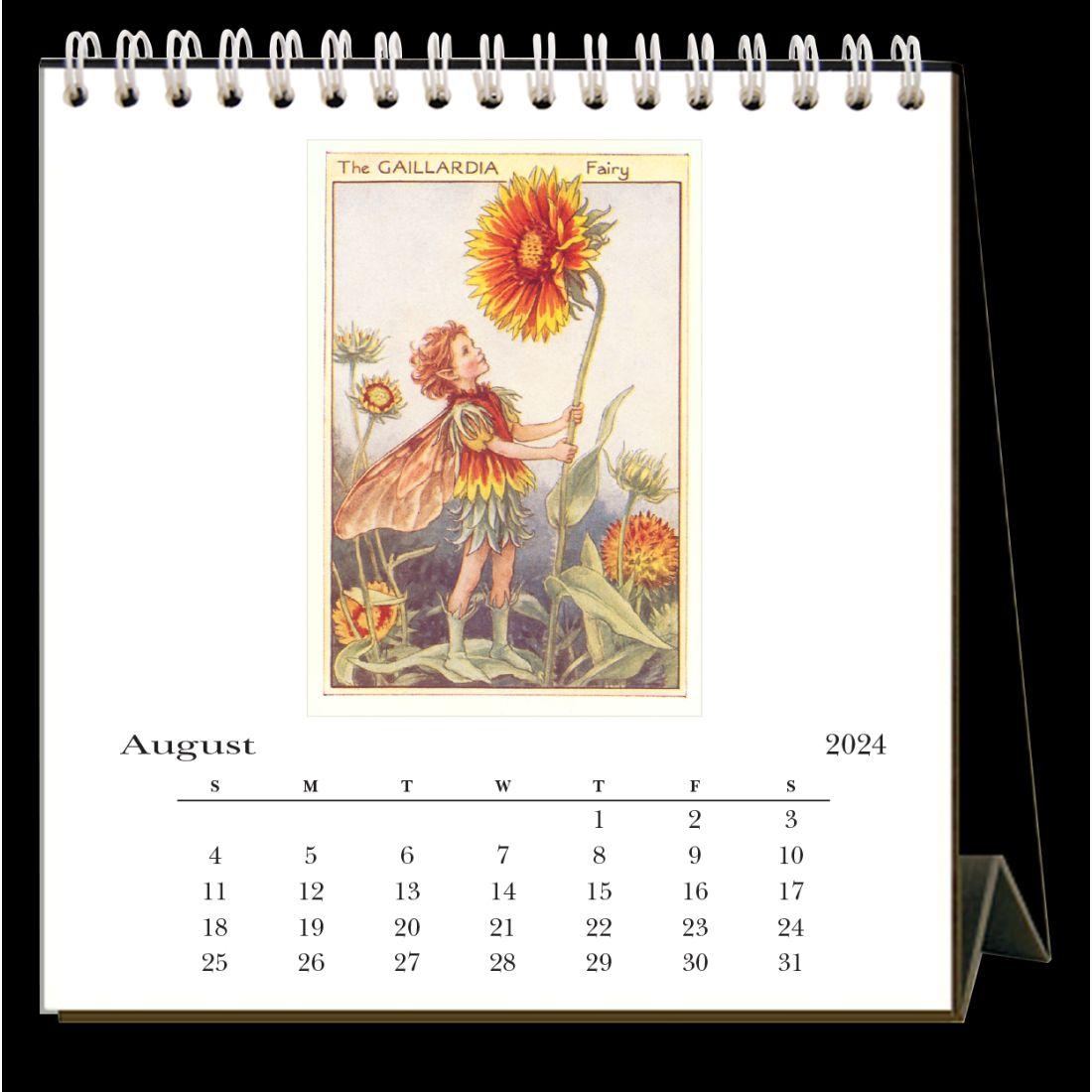 Fairies 2024 Easel Desk Calendar