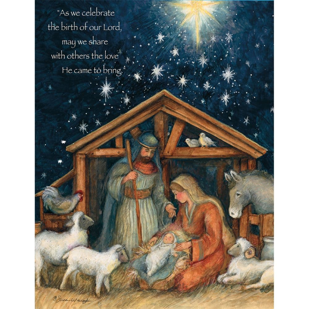 Holy Family Christmas Cards by Susan Winget First Alternate Image