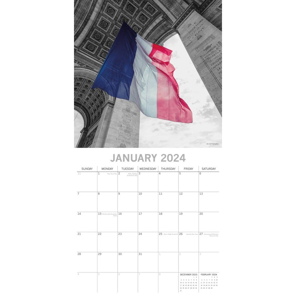 Paris Limelight 2024 Wall Calendar Second Alternate Image width=&quot;1000&quot; height=&quot;1000&quot;