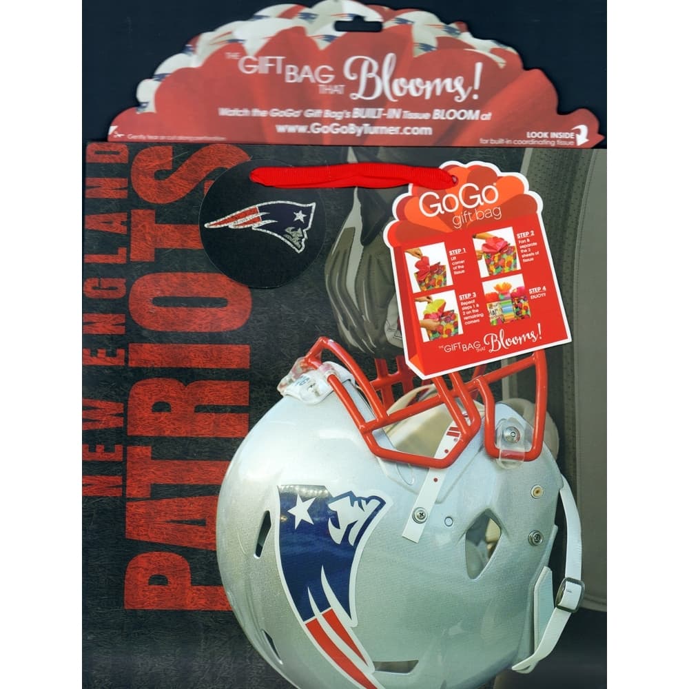 New England Patriots Large Gogo Gift Bag Alternate Image 2