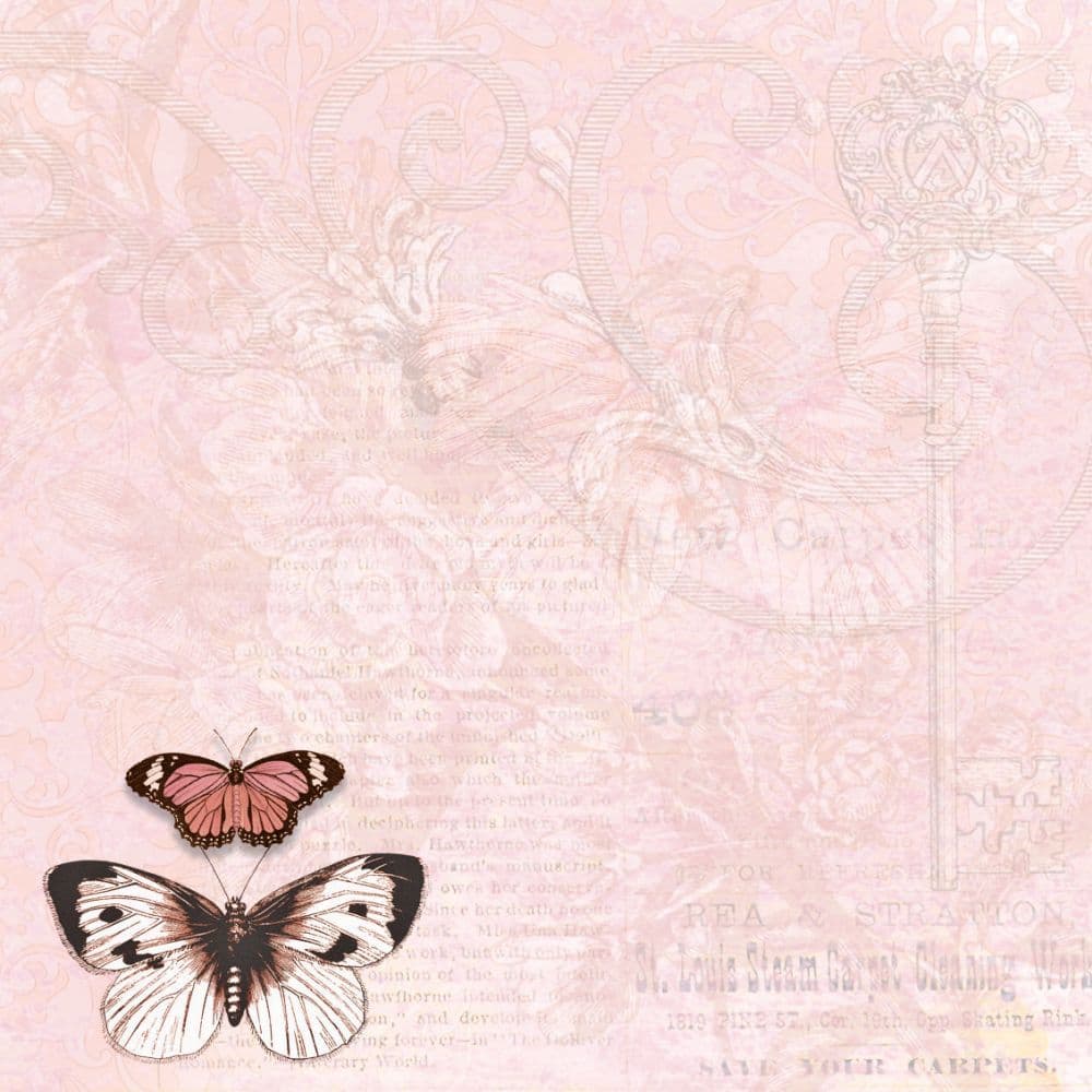 Blush Garden Note Cube by Barbara Anderson Alternate Image 1