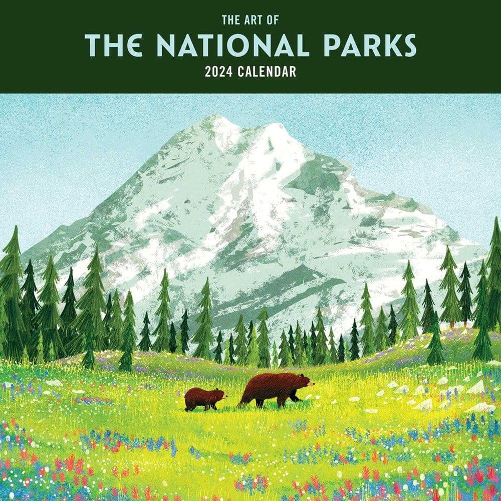 Art of the National Parks 2024 Wall Calendar_Main