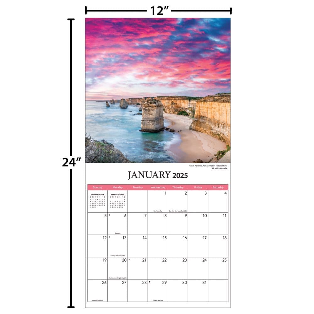 Amazing Planet 2025 Wall Calendar - Calendars.com