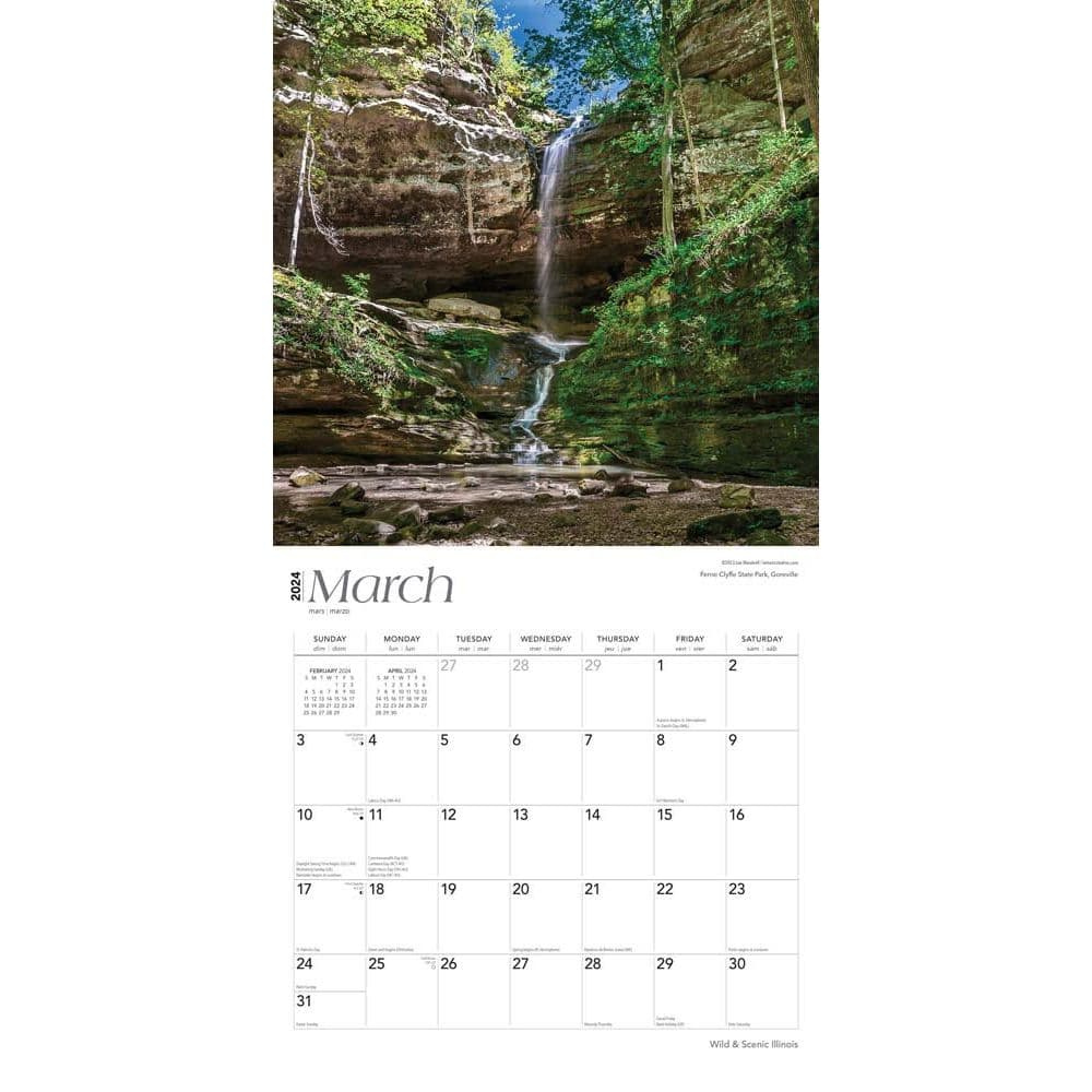 Illinois Wild and Scenic 2024 Wall Calendar Second Alternate  Image width=&quot;1000&quot; height=&quot;1000&quot;
