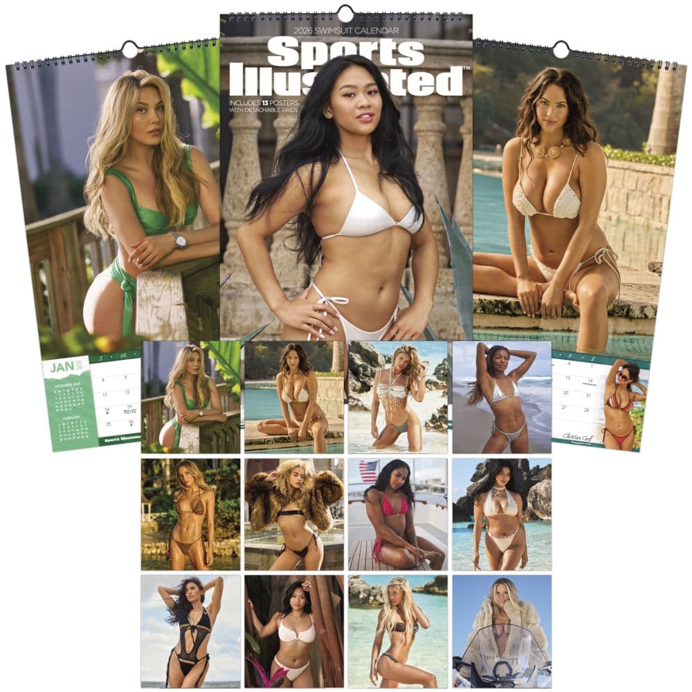 Sports Illustrated Swimsuit 2026 Poster Wall Calendar Seventh Alternate Image