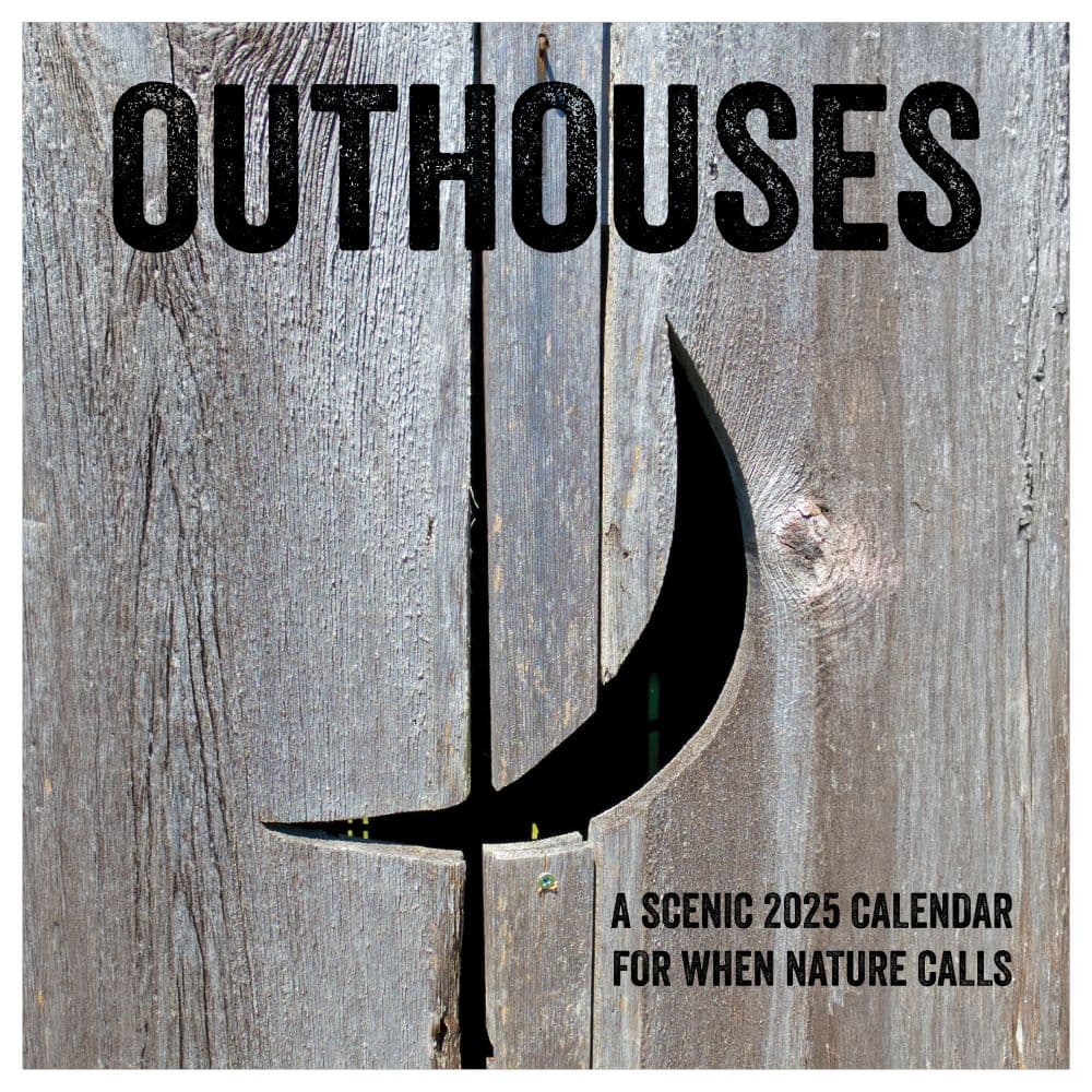 Outhouses 2025 Wall Calendar