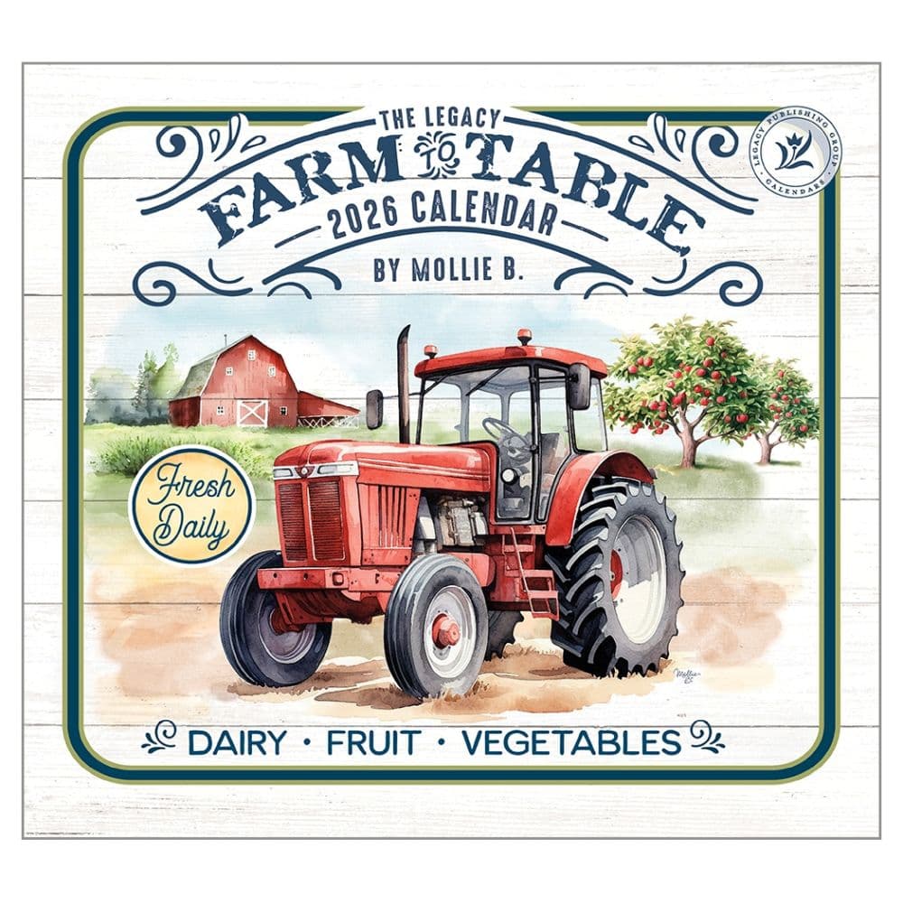 Farm to Table by Mollie B 2026 Wall Calendar Main Image