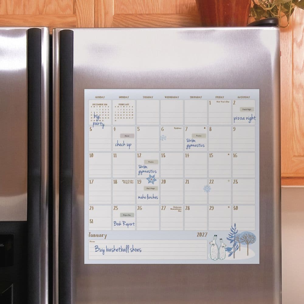 Animals Family 2027 Magnetic Desk Calendar Fifth Alternate Image