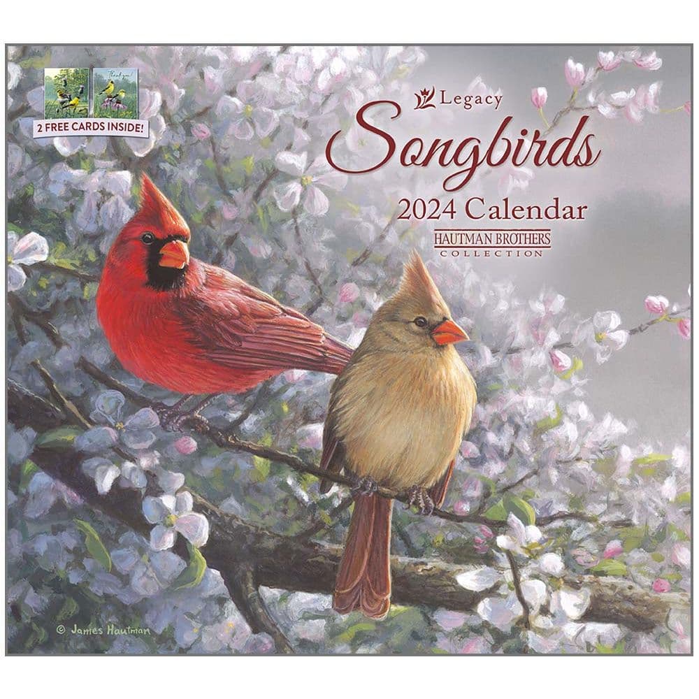 Songbirds Special Edition 2024 Wall Calendar - Calendars.com